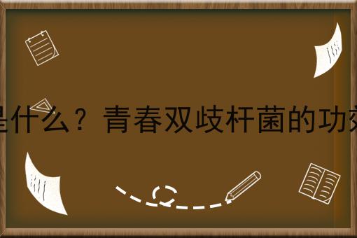 青春双歧杆菌是什么？青春双歧杆菌的功效、作用及用途