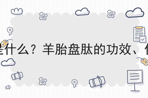 羊胎盘肽是什么？羊胎盘肽的功效、作用及用途