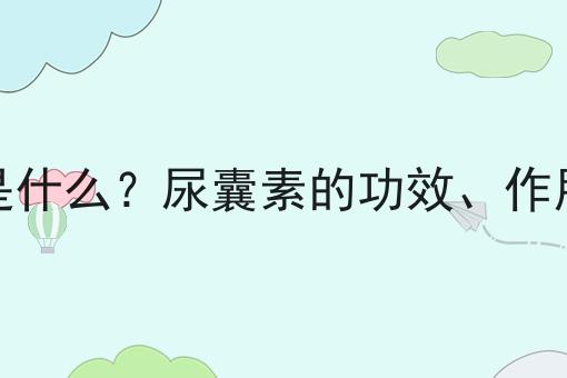 尿囊素是什么？尿囊素的功效、作用及用途