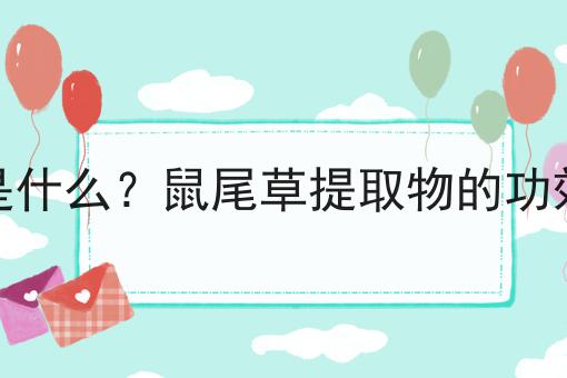 鼠尾草提取物是什么？鼠尾草提取物的功效、作用及用途