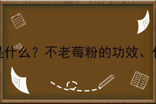 不老莓粉是什么？不老莓粉的功效、作用及用途